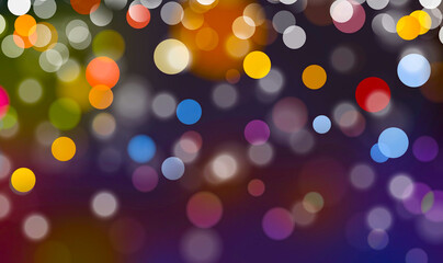 Clorful bokeh background perfect for Party, Anniversary, Birthdays, Festive and various desing works