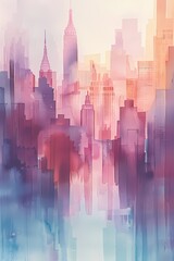 Modern abstract brush stroke  pastel color, minimal boho textured wall art, wallpaper, background