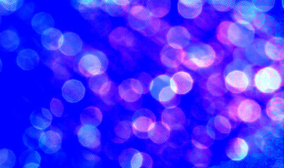 Blue bokeh background perfect for Party, Anniversary, Birthdays, Festive and various desing works