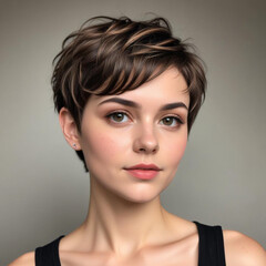 Fototapeta premium portrait of a woman Generated by Ai 