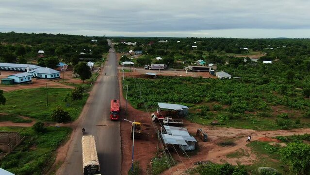 Bole, a remote town in Ghana, West Africa