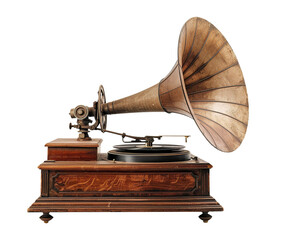 Phonograph isolated on transparent background