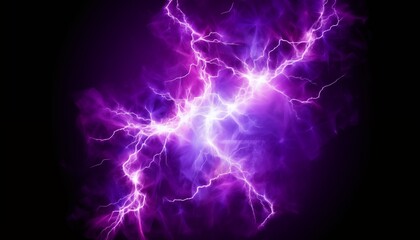 abstract purple smoke thunder background