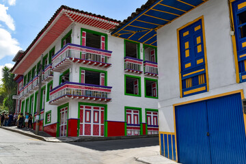 CASAS COLONIALES EN FILANDIA, QUINDIO. COLOMBIA