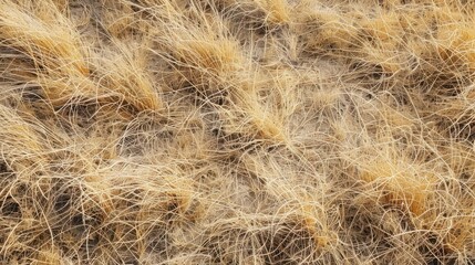 Fototapeta premium Texture of dry grass lying gracefully