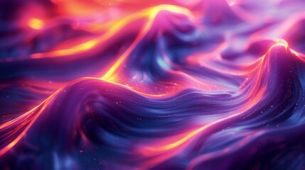 Obraz premium This background showcases the beauty of neon light in motion, with abstract lines forming a dynamic and abstract pattern. --ar 16:9 --stylize 250 Job ID: aac8571c-b746-4aa2-96cc-73312b8286d4