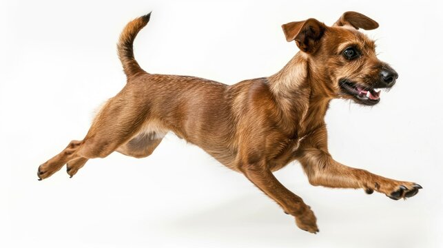 Feist animal full body clearly photo on white background , 