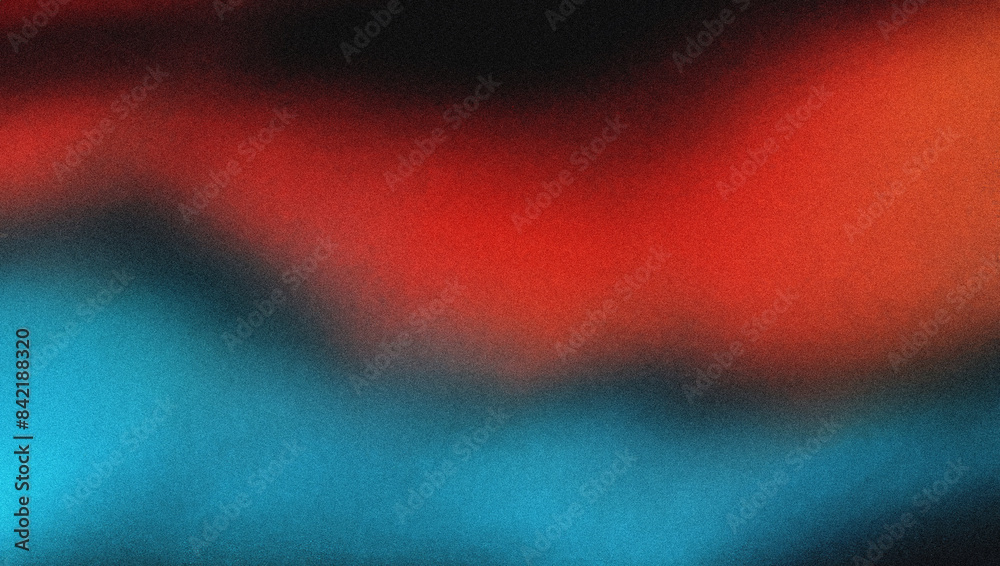 Canvas Prints Abstract blue and red background