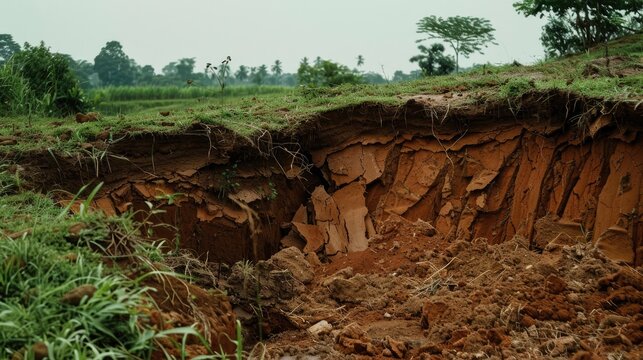 Soil collapse is referred to as lalu a natural event