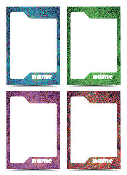 spotted abstract texture background card picture frame
