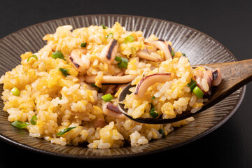 イカ飯　イカチャーハン