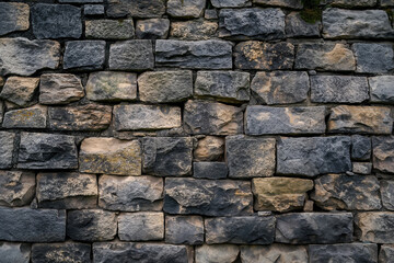 Fototapeta premium Close-Up of 18th Century Castle Stone Wall