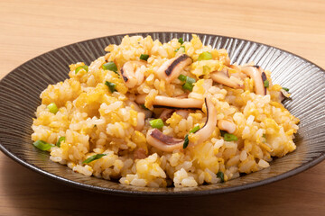 イカ飯　イカチャーハン