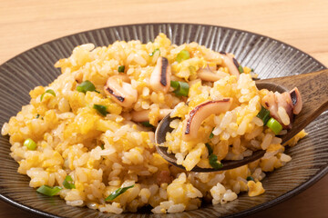 イカ飯　イカチャーハン