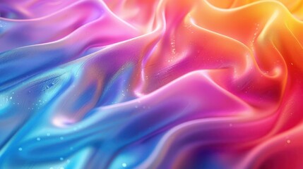 Obraz premium Dynamic colorful spectrum background, 3D render, vivid hues, isolated