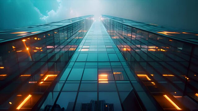 Explore facade lighting in architecture, transforming buildings with stunning visual effects and enhancing aesthetics through innovative design.generative ai