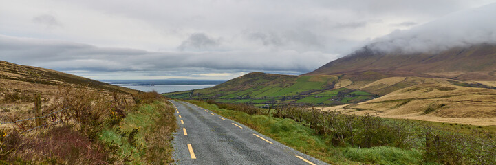 View on Dingle Way looking back to Camp, just past Corrin.