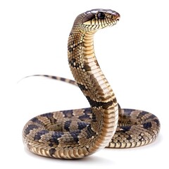 Naklejka premium Cobra isolated on white background 
