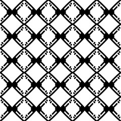 Naklejka premium seamless black and white pattern.