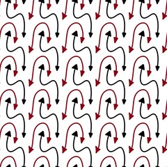 seamless pattern of abstract geometric shapes