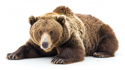 Obraz premium Bear on white background ,