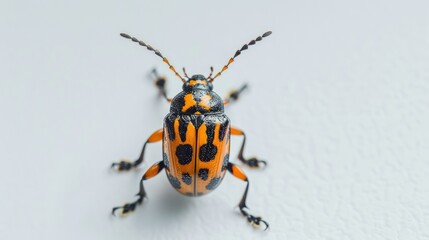 Beewolf wasp on white background , 