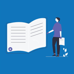 Students concept illustration