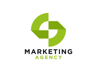 Letter S logo design template.