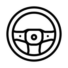 Steering wheel icon