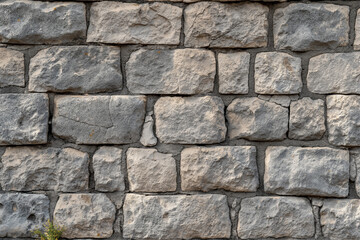 Fototapeta premium Close-Up of 18th Century Castle Stone Wall