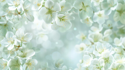 Fototapeta premium spring flowers background