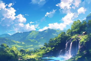 Fototapeta premium Breathtaking natural views for your artistic needs