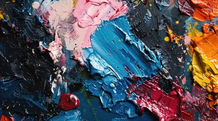 Mess created by paint