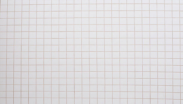 White tile texture background