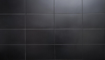 Naklejka premium Black tile texture background