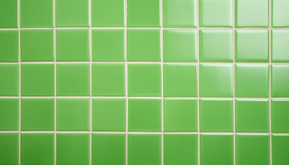 Green tile texture background