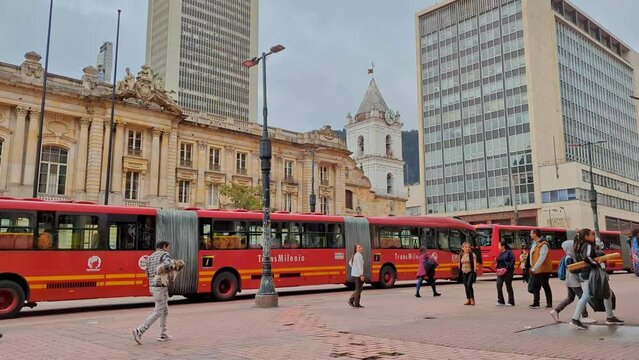 Time-lapse en la av jimenez de Bogot&aacute; (Colombia)