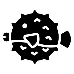 pufferfish icon  © mnauliady