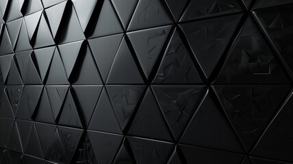 Close-up of black wall with diamond pattern