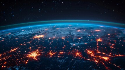 Global network and connection background