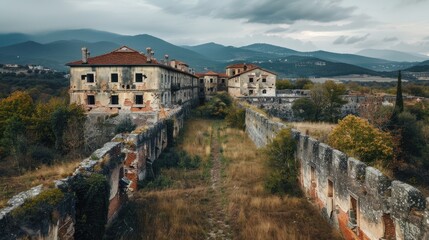 Naklejka premium former military fortress