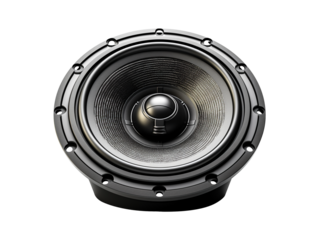 Car loud speaker isolated