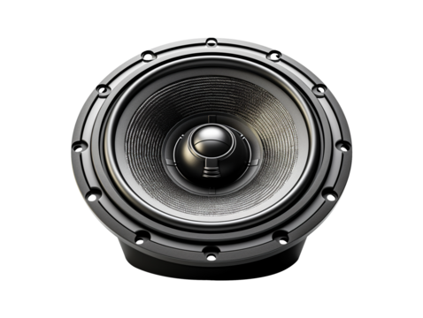 Car loud speaker isolated