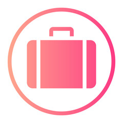 baggage gradient icon