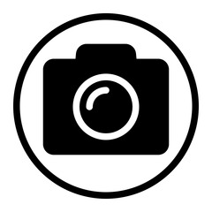 photo glyph icon