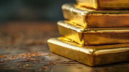 pile of gold bars