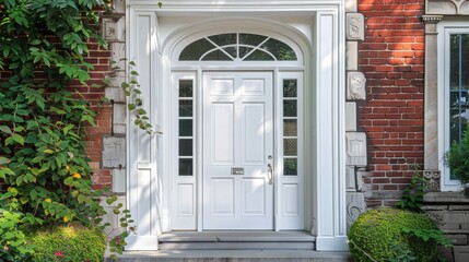 white door