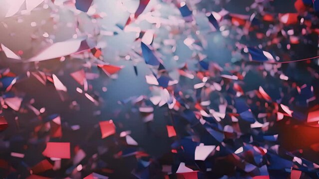 A virtual ticker tape scrolls across a screen revealing the current electoral vote count and updating every few seconds.