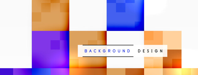 Dynamic colorful squares background. Vector Illustration For Wallpaper, Banner, Background, Card, Book Illustration, landing page