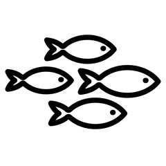 schooling fish icon